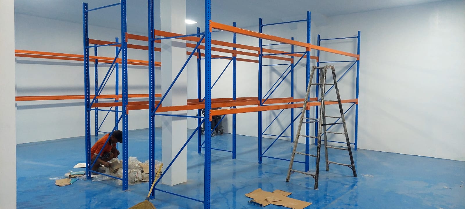 Pemasangan Rak Pallet Gudang Heavy Duty di Bantul Yogyakarta oleh Tim Raja Rak Indonesia | Rakgudangheavyduty.com & Rajarakbesi.id