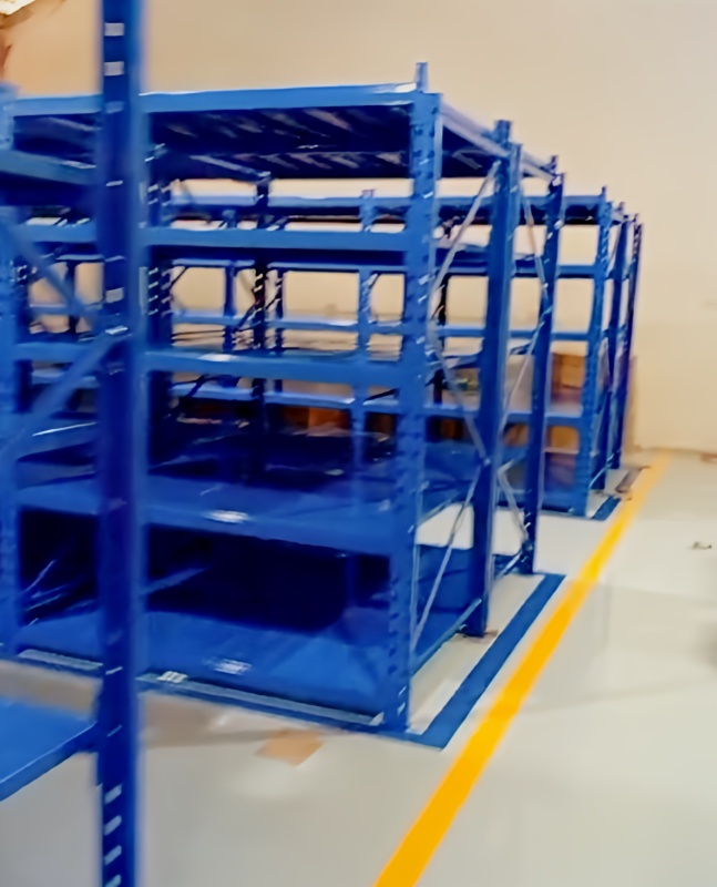 RAK BESI SUSUN GUDANG PABRIK MEDIUM DUTY ZA-500, UKURAN 150x100x200 CM, WARNA FULL BIRU (Projec PLN) | RAJA RAK INDONESIA | Rakgudangheavyduty.com