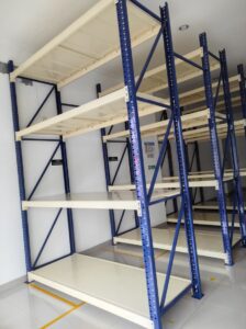 Rak Besi Gudang Pabrik Heavy Duty Kapasitas 1 Ton/Level Ukuran 230x90x350 cm di PIK-Jakarta Utara oleh Tim RAJA RAK GUDANG | Rakgudangheavyduty.com, Rakbesigudang,id & Rajarakbesi.id